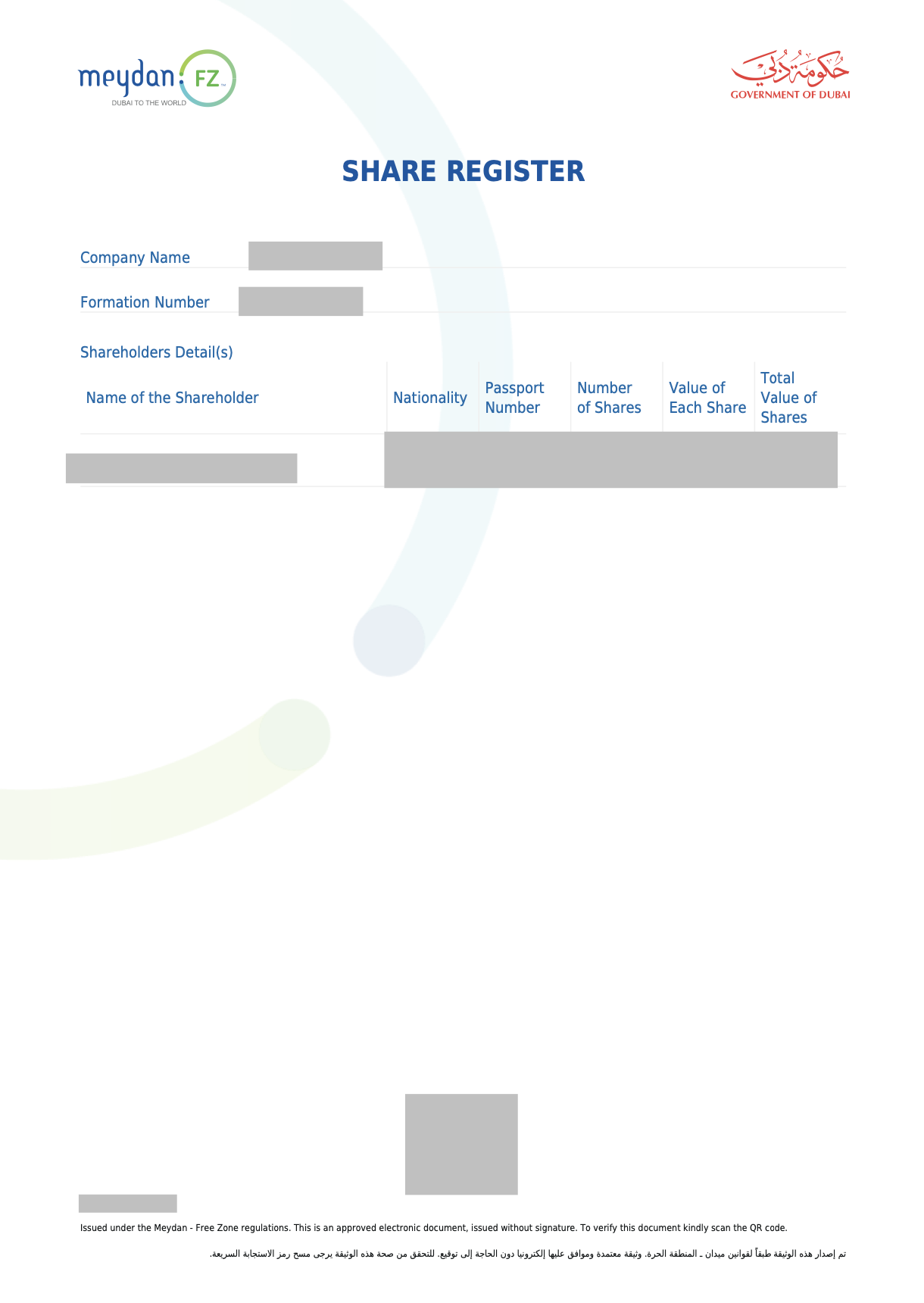 Share Register